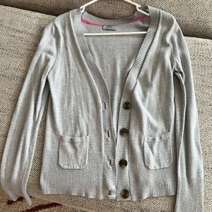 Gray cardigan